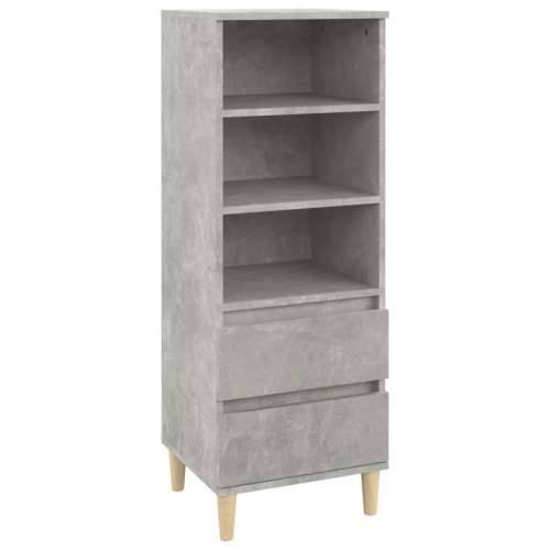 Visoka komoda boja betona 40 x 36 x 110 cm konstruirano drvo - Beton siva 1 Cijena