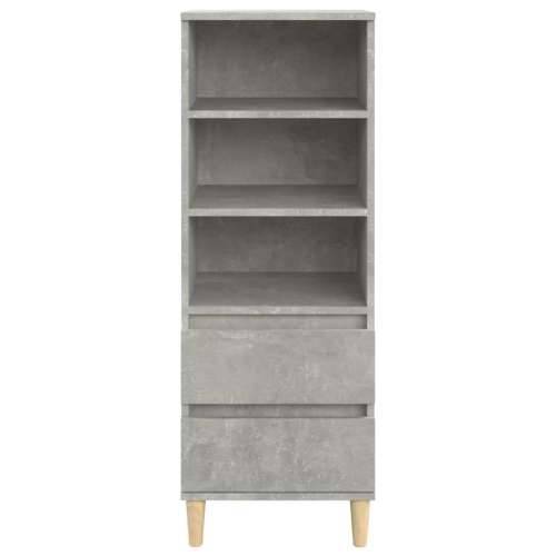 Visoka komoda boja betona 40 x 36 x 110 cm konstruirano drvo - Beton siva 1 Cijena