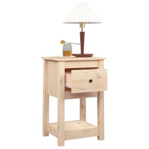 Noćni ormarići 2 kom 40x35x61,5 cm od masivne borovine - Prirodna 2 1 Cijena