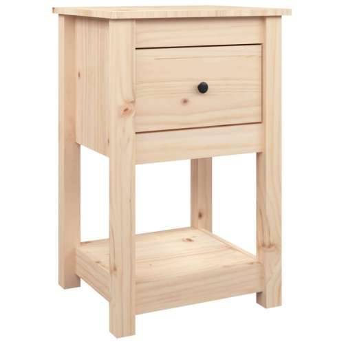 Noćni ormarići 2 kom 40x35x61,5 cm od masivne borovine - Prirodna 2 1 Cijena