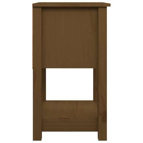 Noćni ormarić boja meda 40x35x61,5 cm od masivne borovine - boja meda 1 Cijena