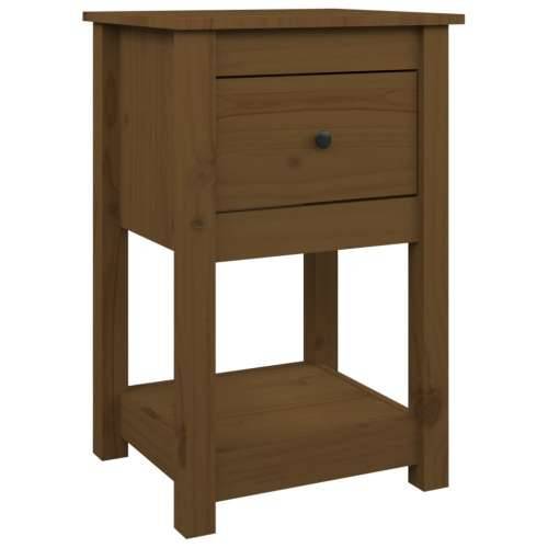 Noćni ormarići 2 kom boja meda 40x35x61,5 cm od borovine - boja meda 2 1 Cijena