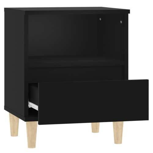 Noćni ormarići 2 kom crni 40x35x50 cm - Crna 2 Cijena