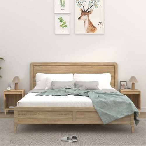 Noćni ormarići 2 kom hrasta sonome 40x35x50 cm - sonoma hrast 2 Cijena