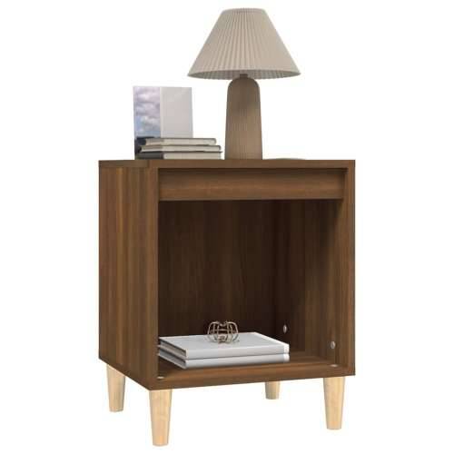Noćni ormarići 2 kom boja dimljenog smeđi 40x35x50 cm - Smeđi hrast 2 Cijena