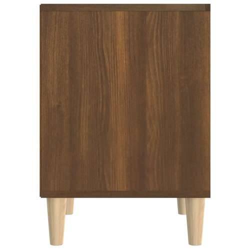 Noćni ormarići 2 kom boja dimljenog smeđi 40x35x50 cm - Smeđi hrast 2 Cijena