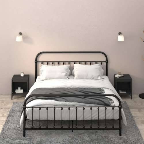 Noćni ormarići 2 kom crni 40x35x50 cm - Crna 2 Cijena