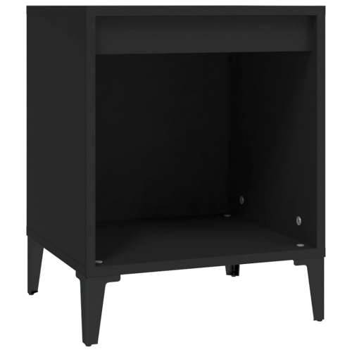 Noćni ormarići 2 kom crni 40x35x50 cm - Crna 2 Cijena