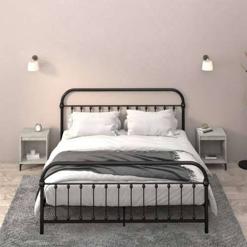 Noćni ormarići 2 kom siva boja betona 40x35x50 cm - Beton siva 2 Cijena