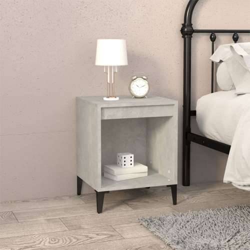 Noćni ormarići 2 kom siva boja betona 40x35x50 cm - Beton siva 2 Cijena