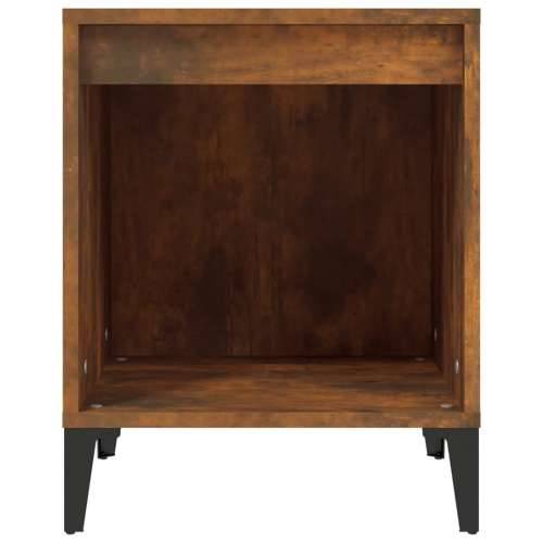 Noćni ormarići 2 kom boja dimljenog hrasta 40x35x50 cm - Dimljeni hrast 2 Cijena
