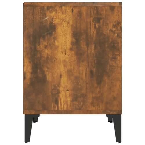 Noćni ormarići 2 kom boja dimljenog hrasta 40x35x50 cm - Dimljeni hrast 2 Cijena