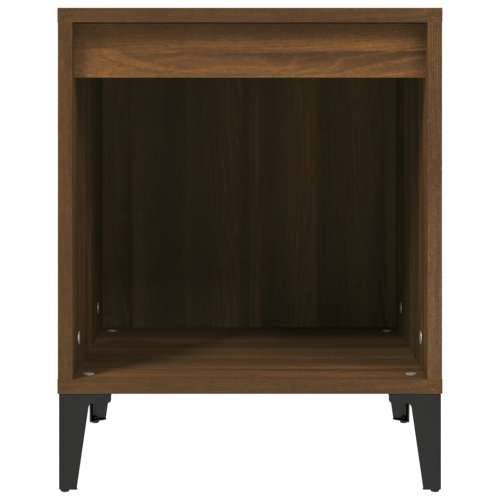 Noćni ormarići 2 kom boja dimljenog smeđi 40x35x50 cm - Smeđi hrast 2 Cijena