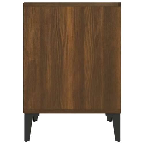 Noćni ormarići 2 kom boja dimljenog smeđi 40x35x50 cm - Smeđi hrast 2 Cijena