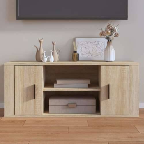 TV ormarić boja hrasta sonome 100x35x40 cm konstruirano drvo - sonoma hrast 1 Cijena