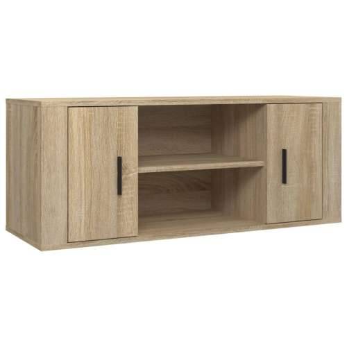 TV ormarić boja hrasta sonome 100x35x40 cm konstruirano drvo - sonoma hrast 1 Cijena
