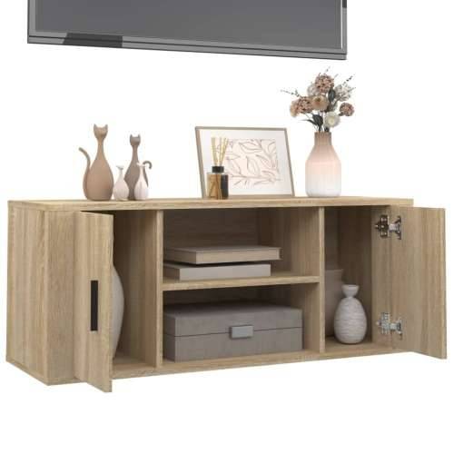 TV ormarić boja hrasta sonome 100x35x40 cm konstruirano drvo - sonoma hrast 1 Cijena