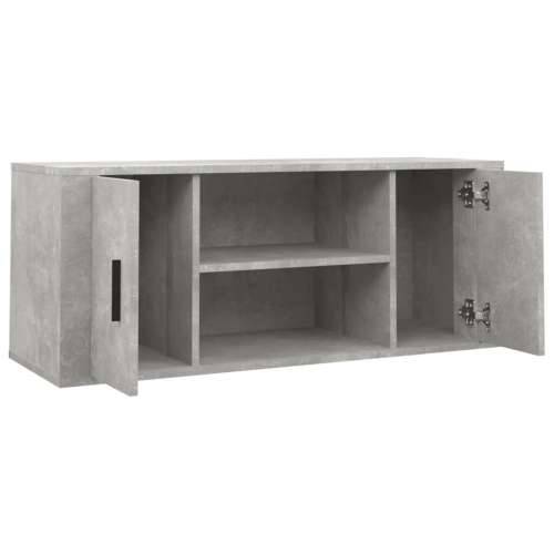 TV ormarić beton sivi 100 x 35 x 40 cm od konstruiranog drva - Beton siva 1 Cijena