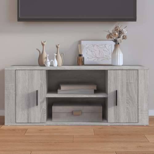 TV ormarić boja hrasta sonome 100x35x40 cm konstruirano drvo - Sivi hrast sonoma 1 Cijena