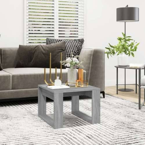 Bočni stolić boja sivog hrasta 50x50x35 cm konstruirano drvo - Sivi hrast sonoma 50 x 50 cm 1 Cijena