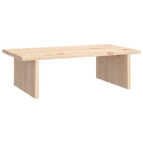 Stalak za monitor 50 x 27 x 15 cm od masivne borovine - Prirodna 50 x 27 x 15 cm Cijena