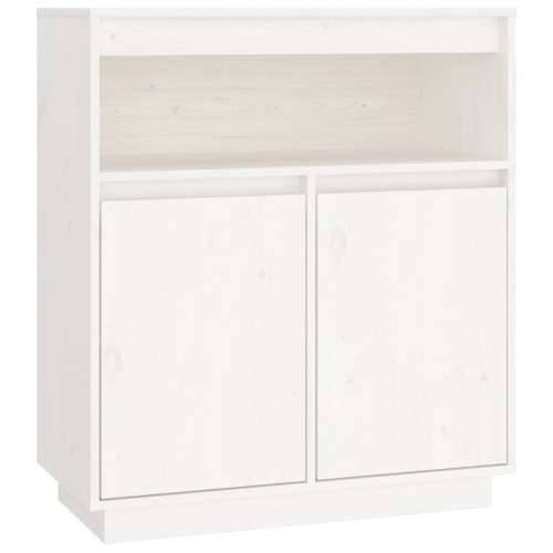 Komoda bijela 70 x 34 x 80 cm od masivne borovine - Bijela 1 Cijena