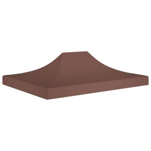 Krov za šator za svadbe - šator za zabave 4,5 x 3 m smeđi 270 g/m² - Smeđa 4.5 x 3 m 1 Cijena