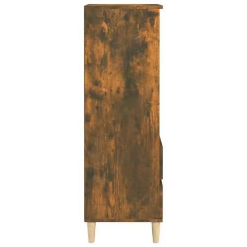 Visoka komoda boja hrasta 40x36x110 cm od konstruiranog drva - Dimljeni hrast 1 Cijena