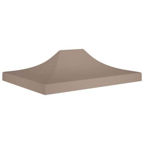 Krov za šator za svadbe - šator za zabave 4,5 x 3 m smeđe-sivi 270 g/m² - Sivo-smeđa 4.5 x 3 m 1 Cijena
