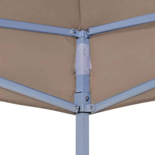 Krov za šator za svadbe - šator za zabave 4,5 x 3 m smeđe-sivi 270 g/m² - Sivo-smeđa 4.5 x 3 m 1 Cijena