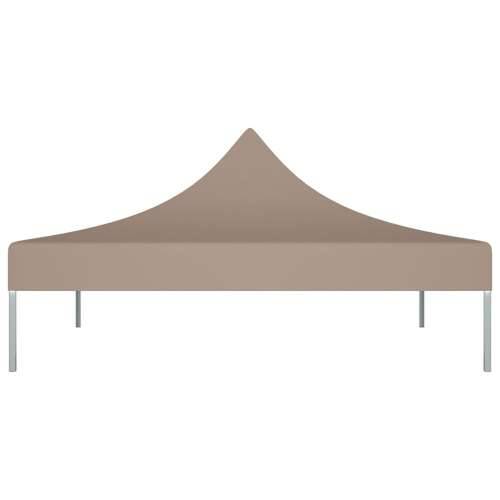 Krov za šator za zabave 3 x 3 m smeđe-sivi 270 g/m² Cijena