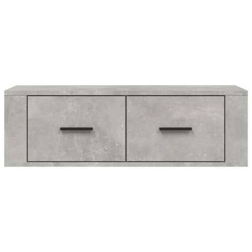 Viseći TV ormarić siva boja betona 80x36x25cm konstruirano drvo - Beton siva 1 Cijena