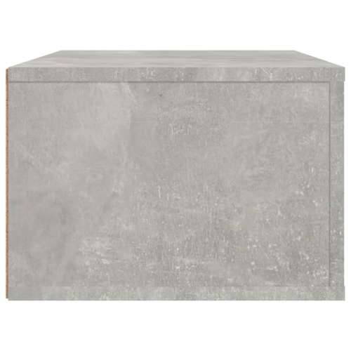 Viseći TV ormarić siva boja betona 80x36x25cm konstruirano drvo - Beton siva 1 Cijena