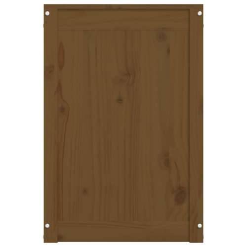 Kutija za rublje boja meda 88,5 x 44 x 66 cm masivna borovina - boja meda 88.5 x 44 x 66 cm 1 Cijena
