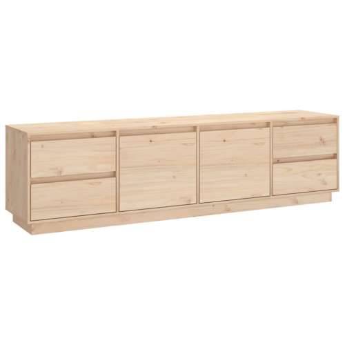TV ormarić 176 x 37 x 47,5 cm od masivne borovine - Prirodna 1 Cijena