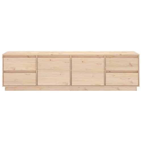 TV ormarić 176 x 37 x 47,5 cm od masivne borovine - Prirodna 1 Cijena