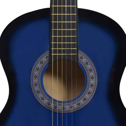 8-dijelni početnički set klasične gitare za djecu plavi 3/4 36” Cijena