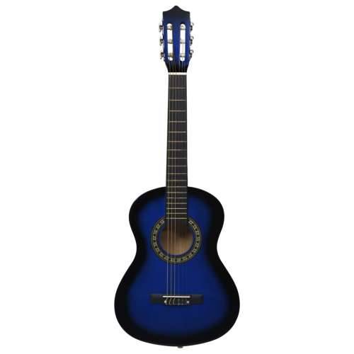 8-dijelni set klasične gitare za početnike plavi 1/2 34” Cijena