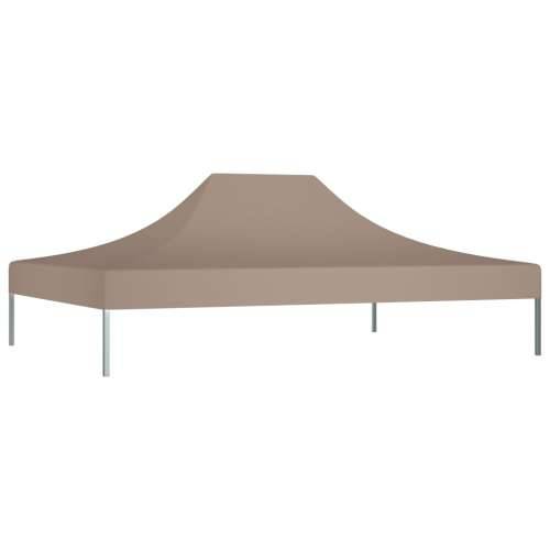 Krov za šator za zabave 4 x 3 m smeđe-sivi 270 g/m² Cijena