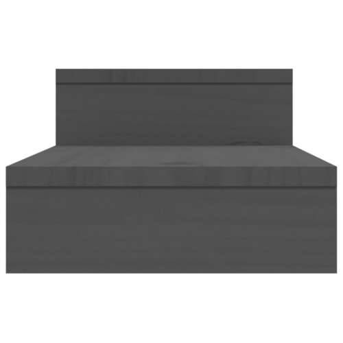 Stalak za monitor sivi (52 - 101) x 22 x 14 cm masivna borovina Cijena