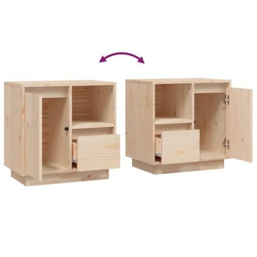Noćni ormarići 2 kom 50 x 34 x 50 cm od masivne borovine - Prirodna 2 Cijena