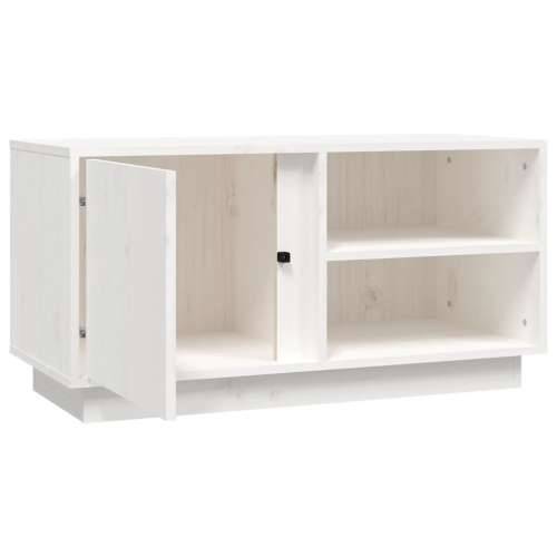 TV ormarić bijeli 80 x 35 x 40,5 cm od masivne borovine Cijena