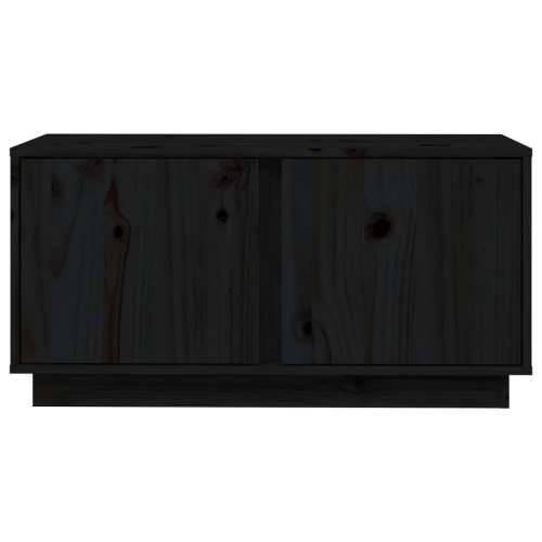TV ormarić Crna 80 x 35 x 40,5 cm od masivne borovine Cijena
