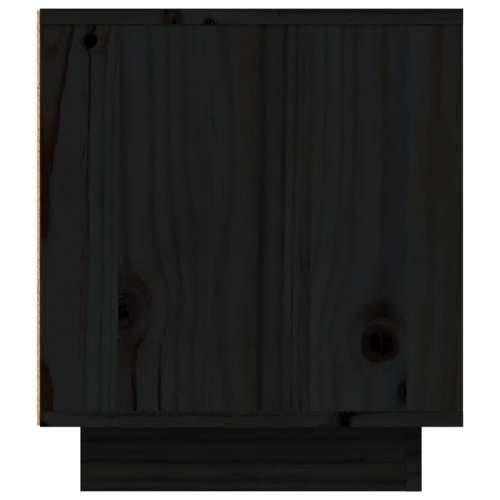 TV ormarić Crna 80 x 35 x 40,5 cm od masivne borovine Cijena