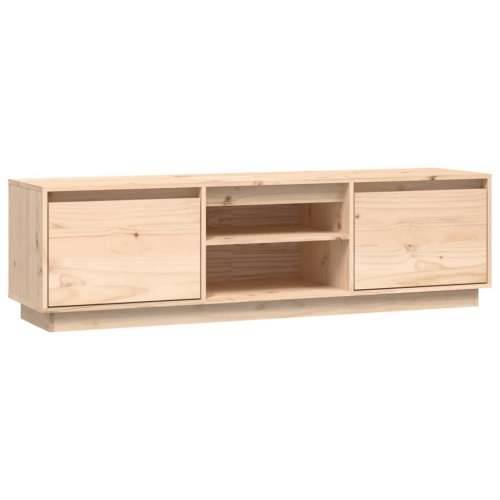 TV ormarić 140 x 35 x 40 cm od masivne borovine - Prirodna 1 Cijena