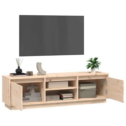 TV ormarić 140 x 35 x 40 cm od masivne borovine - Prirodna 1 Cijena