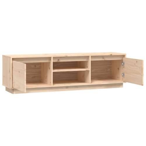 TV ormarić 140 x 35 x 40 cm od masivne borovine - Prirodna 1 Cijena