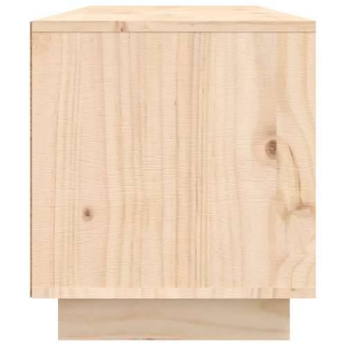 TV ormarić 140 x 35 x 40 cm od masivne borovine - Prirodna 1 Cijena