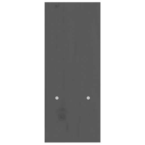 Stalak za monitor sivi (39 - 72) x 17 x 43 cm masivna borovina Cijena