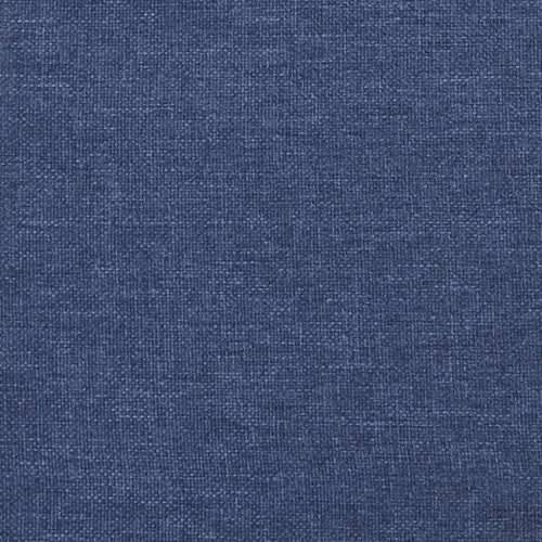 Madrac s džepičastim oprugama plavi 160x200x20 cm od tkanine Cijena